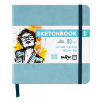 DARWI μπλοκ σχεδίου Soft Blue 14 x 14 cm 140 g 80 φύλλα
