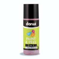 Αποκολλούμενο χρώμα γυαλιού DARWI Paint & Peel 3σε1 80 ml – κόκκινο με γκλίτερ