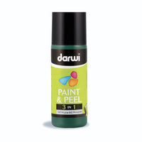 Αποκολλούμενο χρώμα γυαλιού DARWI Paint & Peel 3σε1 80 ml – πράσινο των βρύων