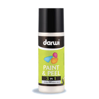 Αποκολλούμενο χρώμα γυαλιού DARWI Paint & Peel 3σε1 80 ml – πέρλα