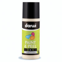 Αποκολλούμενο χρώμα γυαλιού DARWI Paint & Peel 3σε1 80 ml – ιβουάρ
