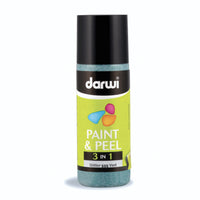 Αποκολλούμενο χρώμα γυαλιού DARWI Paint & Peel 3σε1 80 ml – πράσινο με γκλίτερ