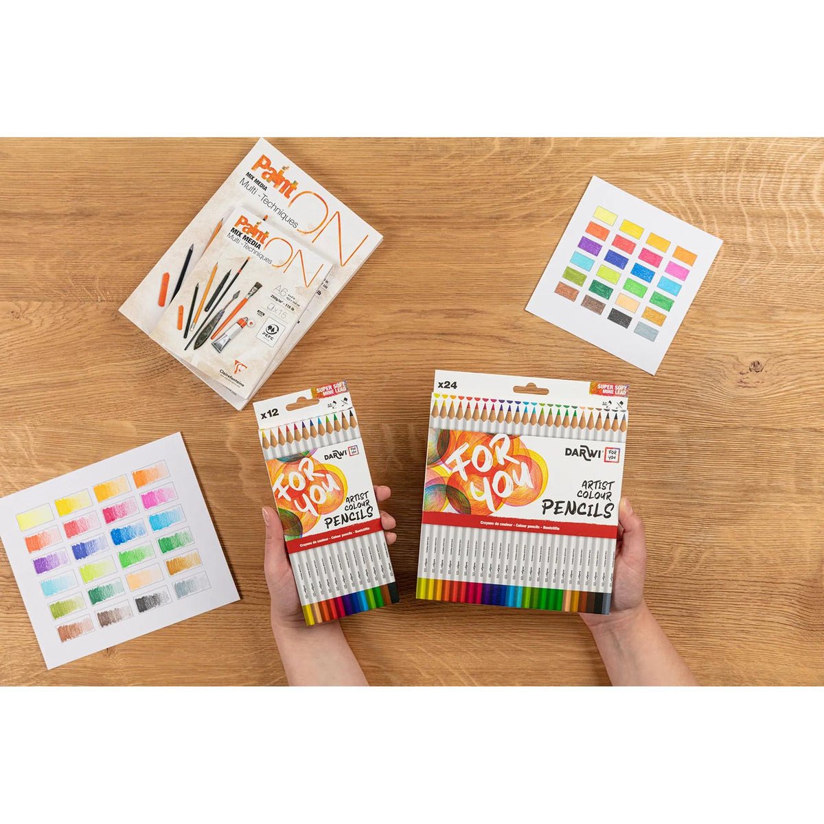 DARWI σετ ξυλομπογιές 36 τεμ.