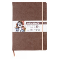 Μπλοκ σχεδίου DARWI Brown A4 140 g/m² 80 φύλλα