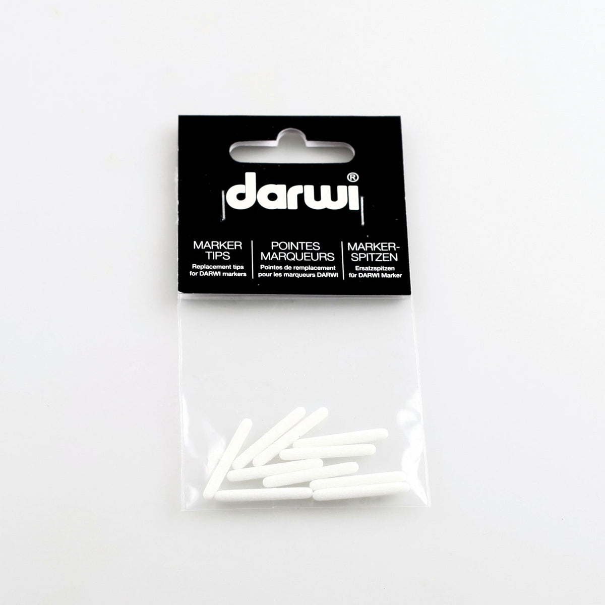 DARWI Tex Glitter ανταλλακτικές μύτες για ύφασμα 2 mm – 10 τμχ