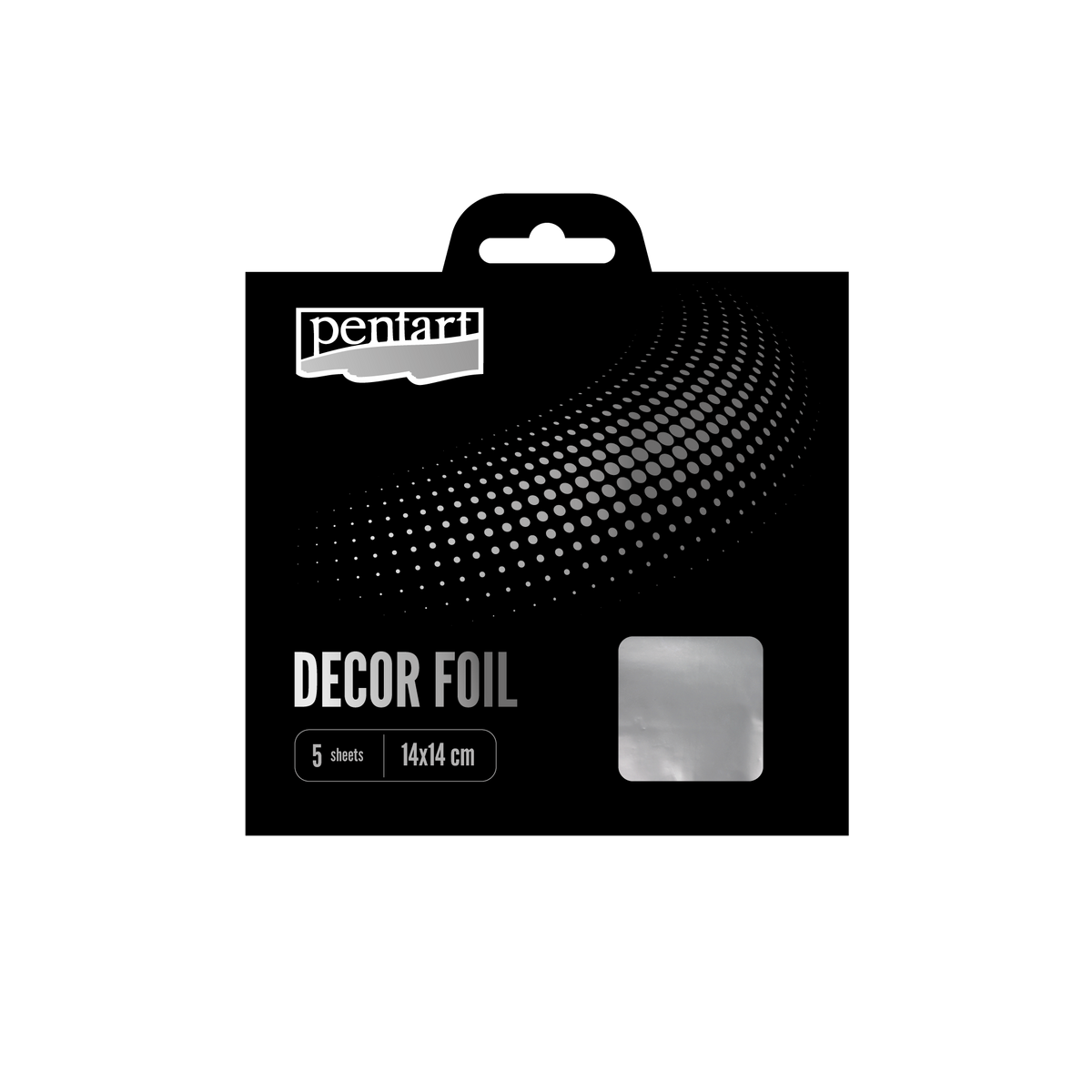 Decor foils metallic 14 x – ασημί cm