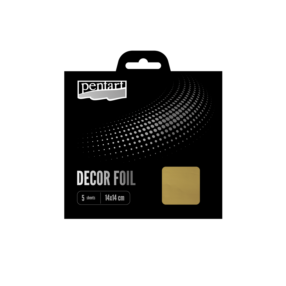 Decor foils metallic 14 x – χρυσό cm