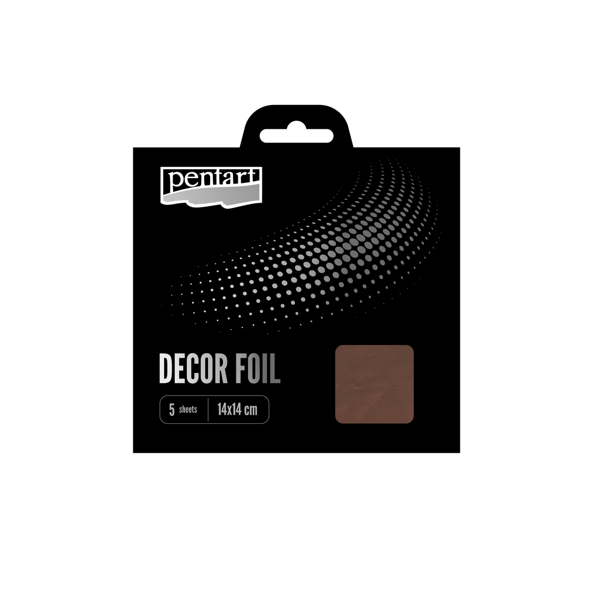 Decor foils metallic 14 x – μπρονζέ cm