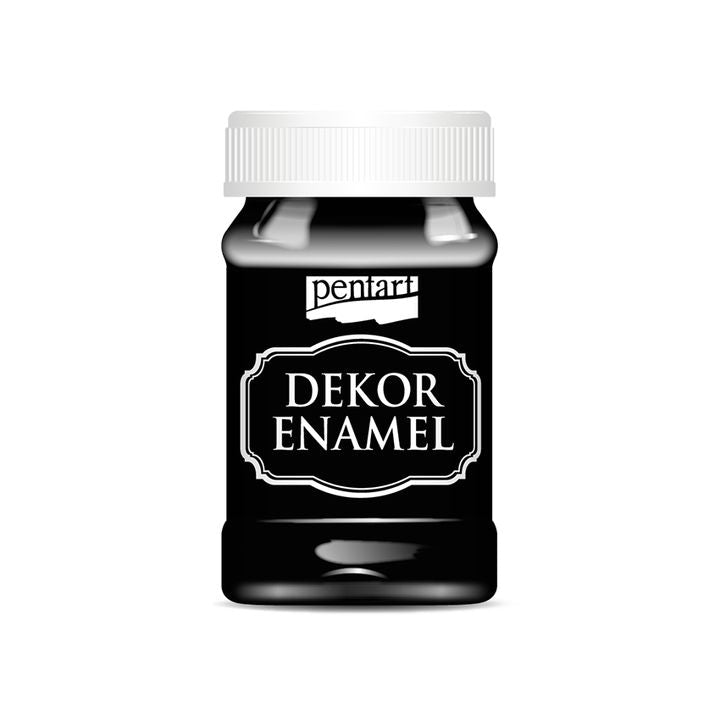 Διακοσμητικό σμάλτο Pentart 100 ml – Black
