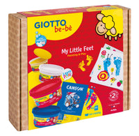 Δημιουργικό σετ GIOTTO be-bè My Little Feet για αποτυπώματα χεριών και ποδιών – 5 τμχ