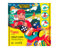 Δημιουργικό σετ πλαστελίνης JOVI Tech Crazy Cars Αγώνες 14 τμχ
