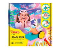 Δημιουργικό σετ πλαστελίνης JOVI Tech Crazy Cars Fantasy 14 τμχ