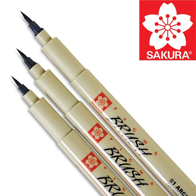 Kreatívne pero SAKURA Pigma Brush | rôzne farby — obrázok 5