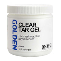 Διάφανο ιξώδες ακρυλικό τζελ GOLDEN Clear Tar Gel