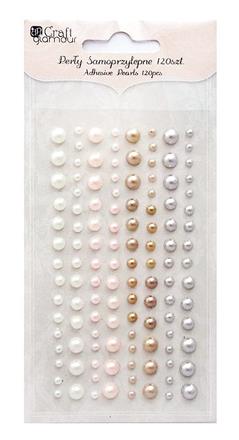Διακοσμητικες περλες Mocca Cream - 120 τεμ
