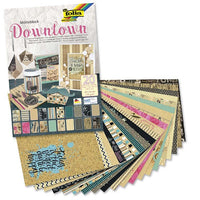 Δημιουργικό χαρτί Folia Downtown 24 x 34 εκ / 20 φύλλα