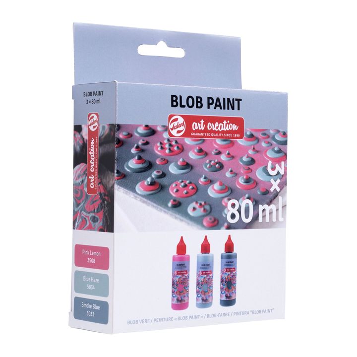 Δημιουργικό σετ Art Creation Blob Paint ροζ 3 x 80 ml