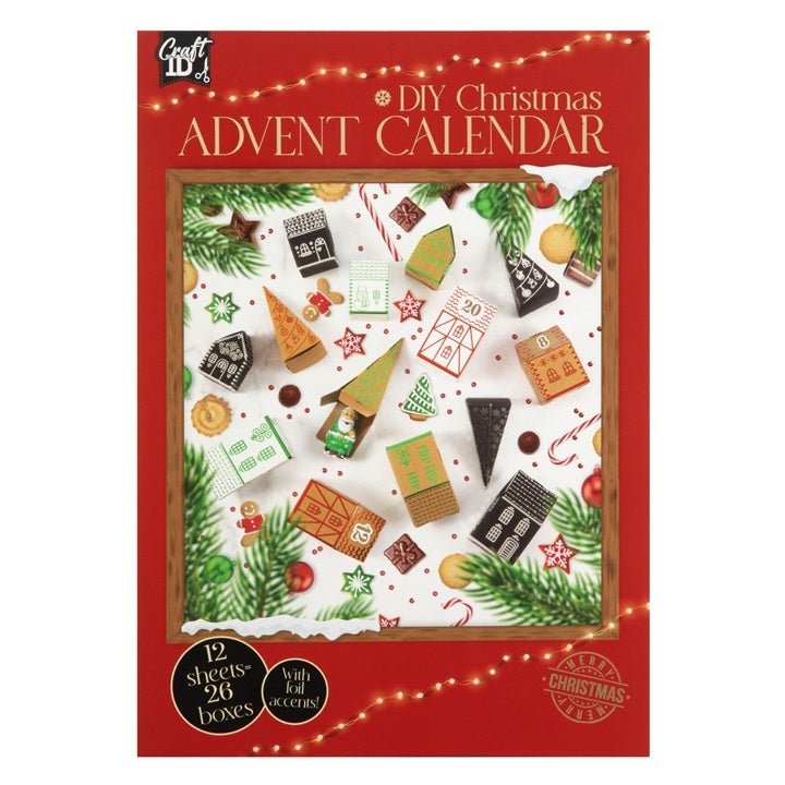 DIY χάρτινο ημερολόγιο Advent