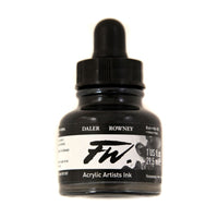FW artist ακρυλικο μελανι 29.5 ml – Black India