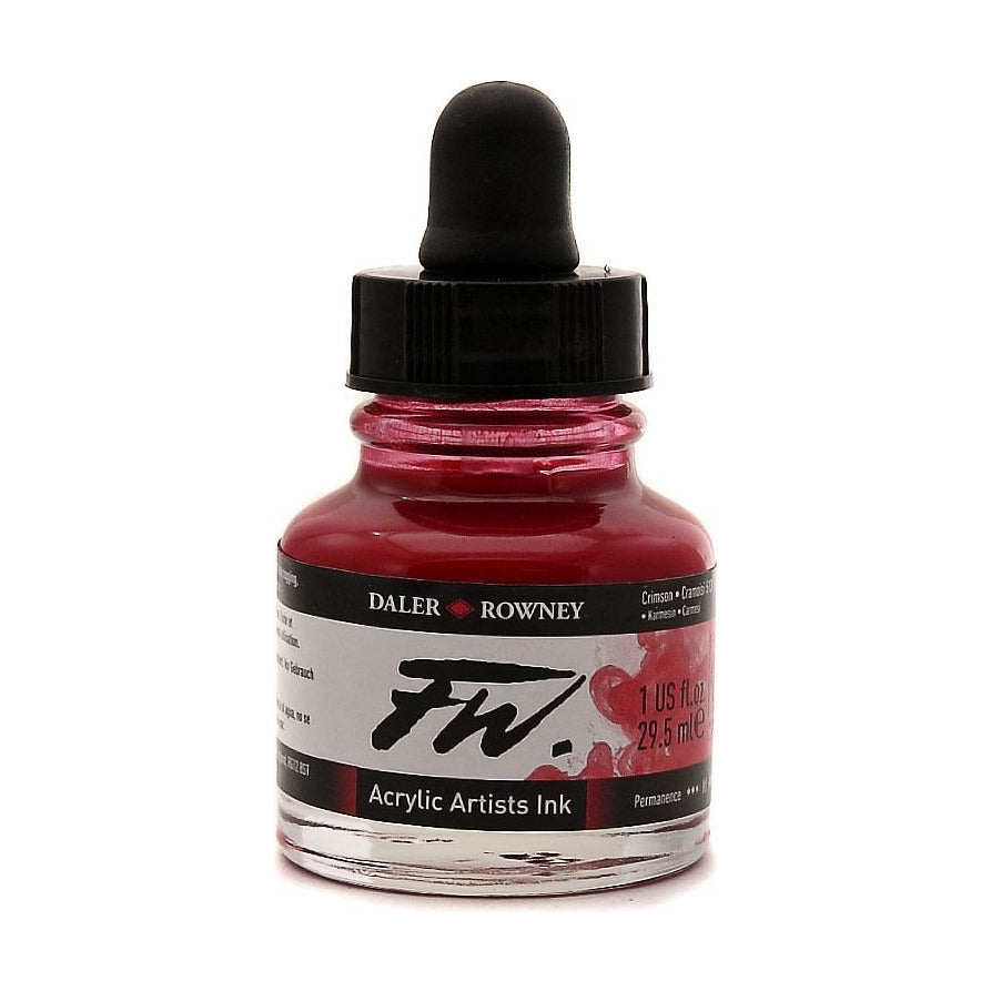 FW artist ακρυλικο μελανι 29.5 ml – Crimson