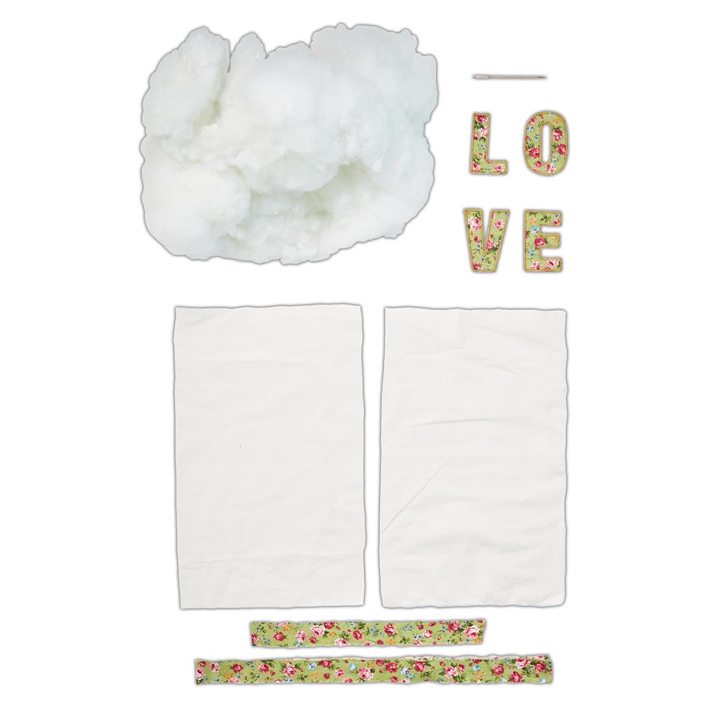 Docrafts δημιουργικό σετ ραπτικής μαξιλάρι Love