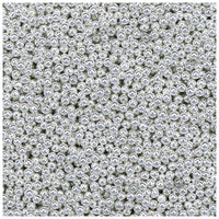 Μικρές γυάλινες χάντρες Pentart 40 g – ασήμι