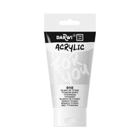 Ακρυλικό χρώμα DARWI Acryl 75 ml – Λευκό