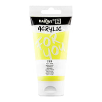 Ακρυλικό χρώμα DARWI Acryl 75 ml – Νέον Κίτρινο