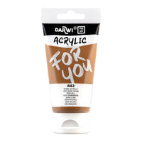 Ακρυλικό χρώμα DARWI Acryl 75 ml – Φυσική Σιένα