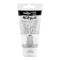 Ακρυλικό χρώμα DARWI Acryl 75 ml – Μεταλλικό Ασήμι