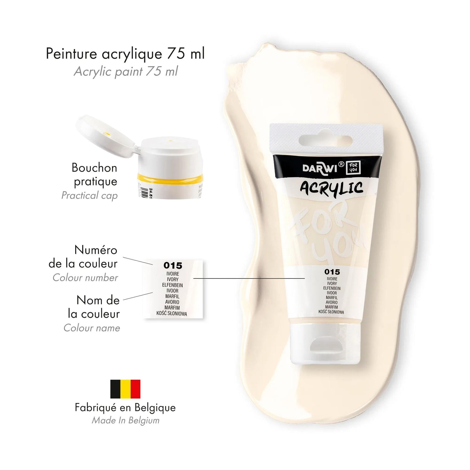 Ακρυλικό χρώμα DARWI Acryl 75 ml
