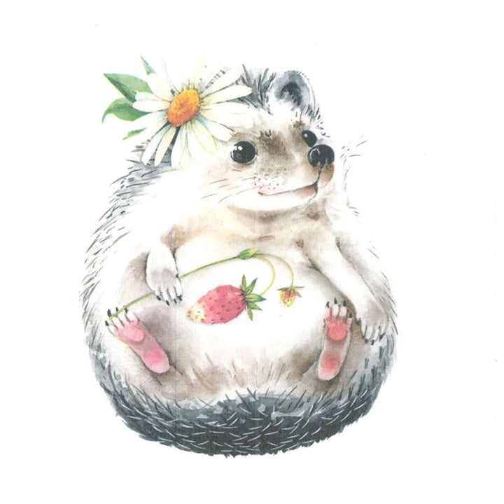 Εκο χαρτοπετσέτες για ντεκουπάζ Wild Strawberry Hedgehog - 1 τεμ