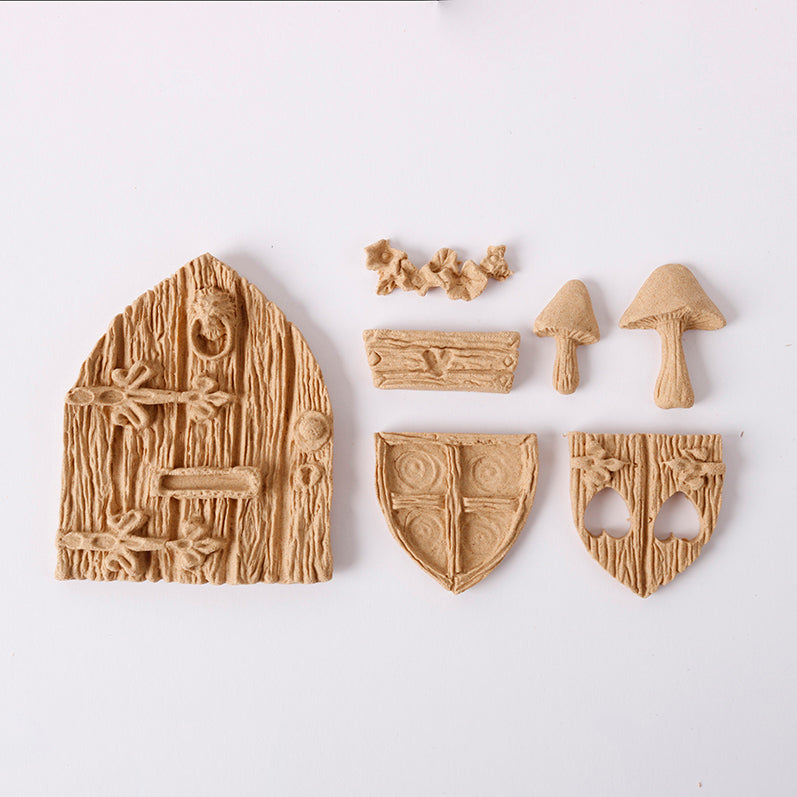 Εύκαμπτο ξύλο Pentart Fairy Tale σετ 6 x 5 cm 7 τμχ