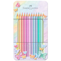 Faber Castell Παστέλ Sparkle ξυλομπογιές 12 τμχ