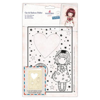 Φάκελος ανάγλυφου DOCRAFTS Santoro Gorjuss Καρδιά 15 x 21 cm