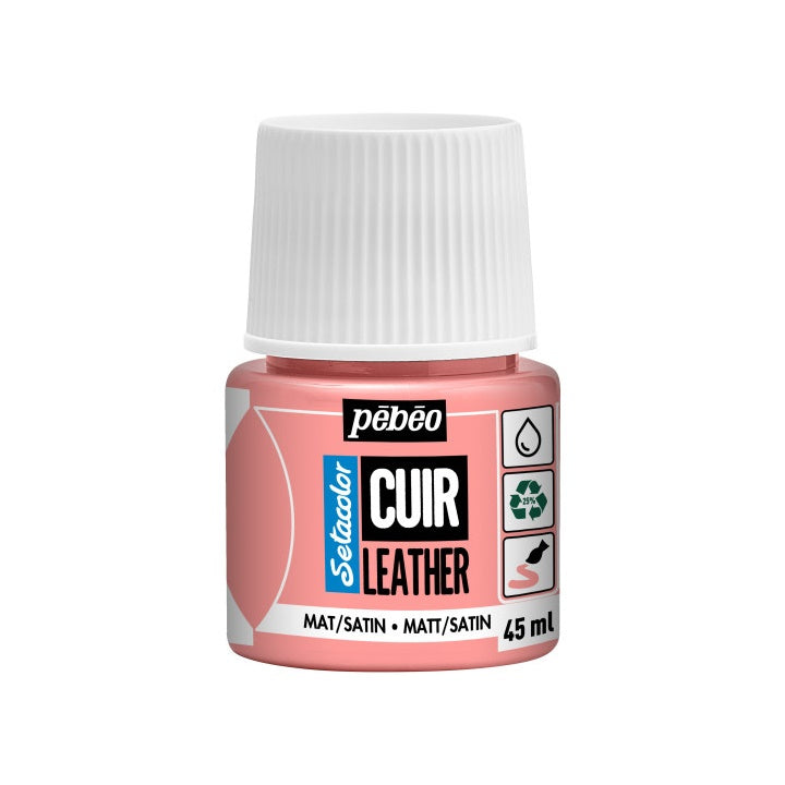 Βαφή δέρματος Pebeo Setacolor matt/satin 45 ml – σακούρα ροζ
