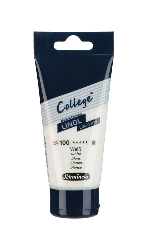 Χρώμα λινογραφίας Schmincke College Linol 75 ml – 100 Λευκό