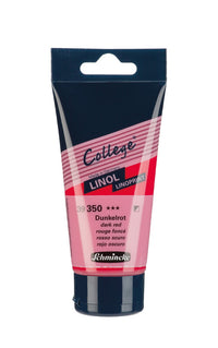 Χρώμα λινογραφίας Schmincke College Linol 75 ml – 350 Σκούρο κόκκινο