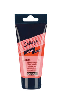 Χρώμα λινογραφίας Schmincke College Linol 75 ml – 850 Νέον πορτοκαλί