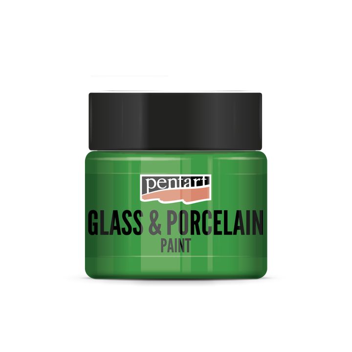 Χρώμα για γυαλι και πορσελανη PENTART - 30 ml – apple-green