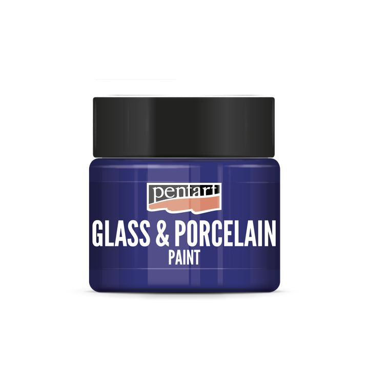 Χρώμα για γυαλι και πορσελανη PENTART - 30 ml – blue