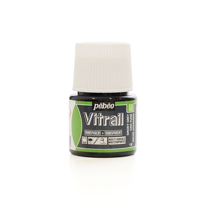 Χρώμα για γυαλί  Pebeo Vitrail 45 ml – Smoky grey