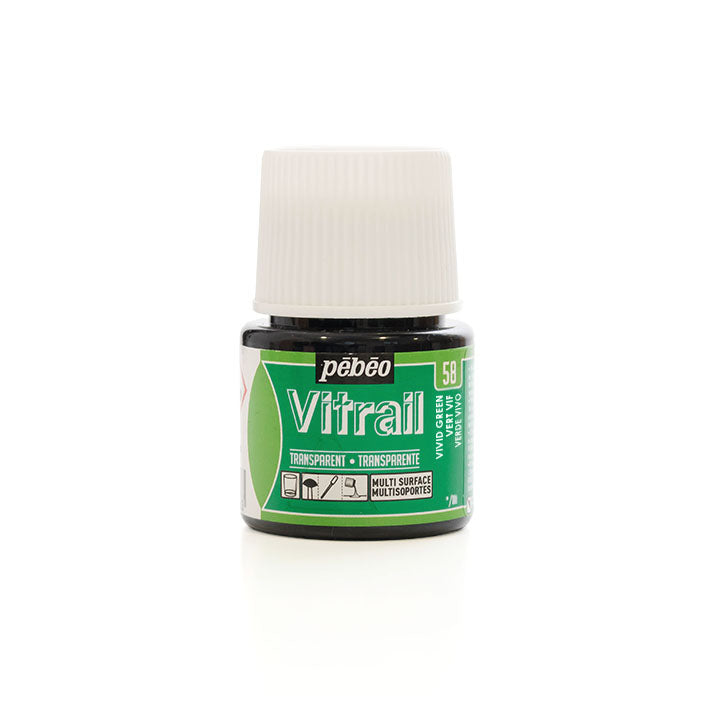 Χρώμα για γυαλί  Pebeo Vitrail 45 ml – Vivid Green