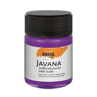 Χρώμα για ανοιχτό ύφασμα JAVANA 50 ml – Violet