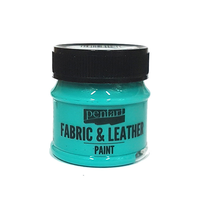 Χρώμα για ύφασμα και δέρμα Pentart 50 ml – Turquoise green