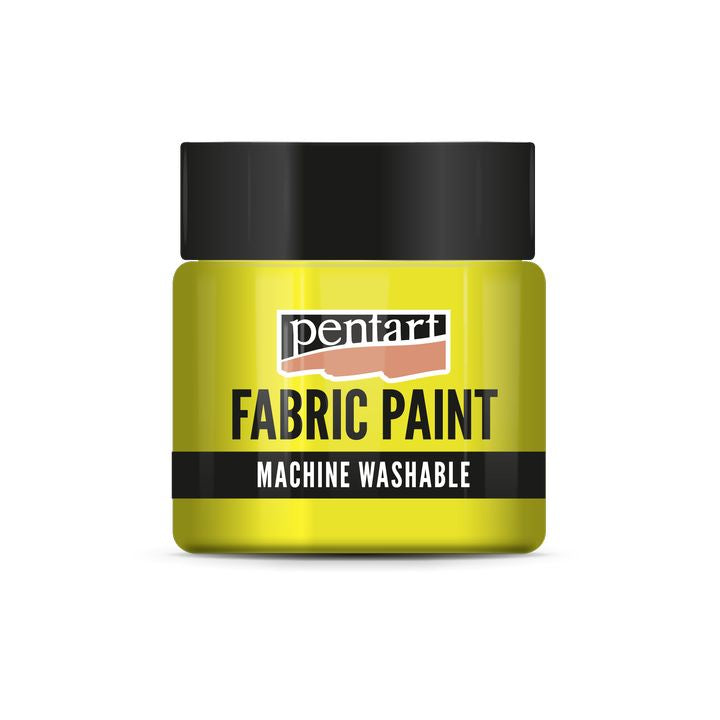 Pentart Υφασμάτινη μπογιά 50 ml – Κίτρινο