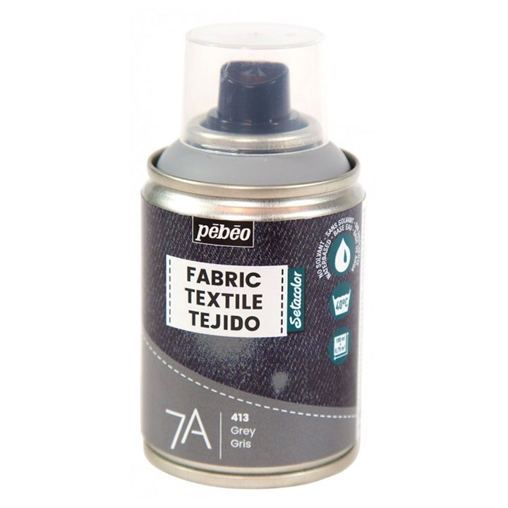 Χρώμα για ύφασμα σε σπρέι Pebeo 100 ml – 413 Grey