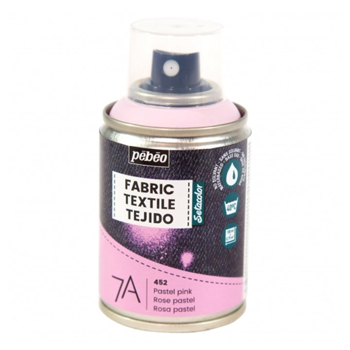 Χρώμα για ύφασμα σε σπρέι Pebeo 100 ml – 452 Pastel pink