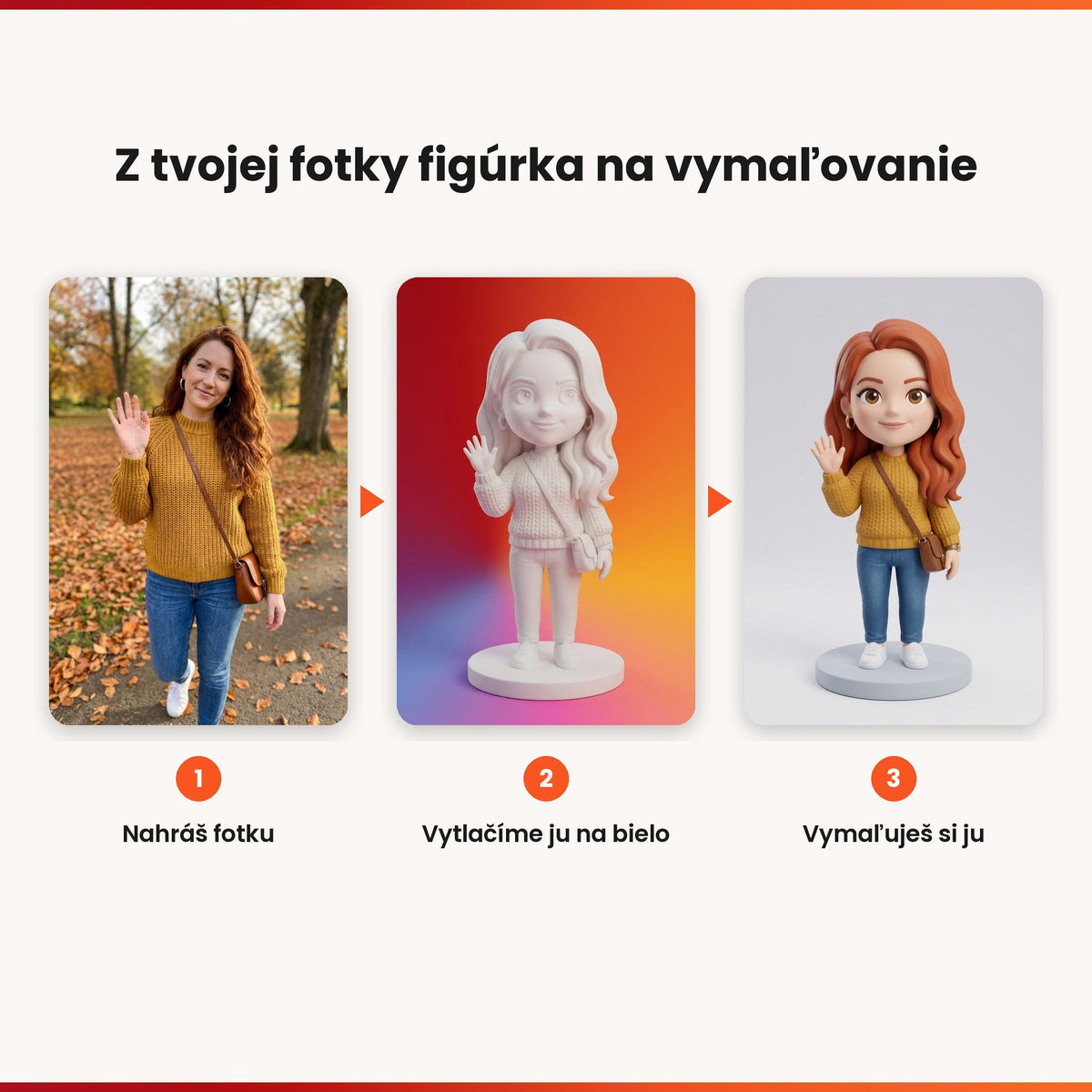 Φιγούρα chibi από φωτογραφία για ζωγραφική