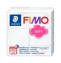 FIMO μαλακός πολυμερής πηλός 57g | Διάφορες αποχρώσεις - Λευκό